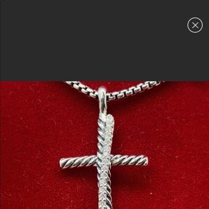 David Yurman Crossover Cross with Diamonds